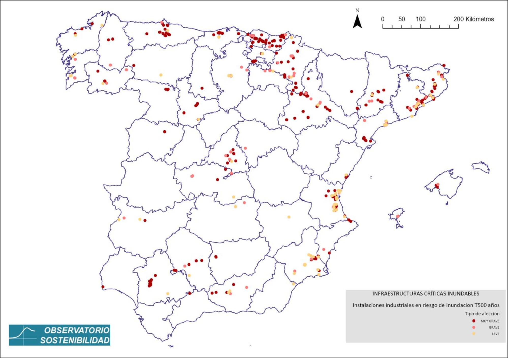 mapa zonas inundables industriales